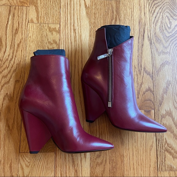 NWT RARE Burgundy YSL Niki Boots ❤️size 36 - Picture 3 of 11